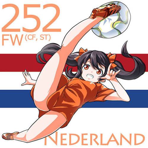 二次元萌妹世界杯同人图赏(5)