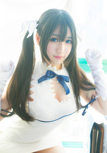 萌妹赫斯缇雅性感甜美COS（3）