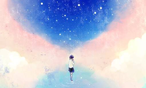 pixiv唯美日系风格的场景插画