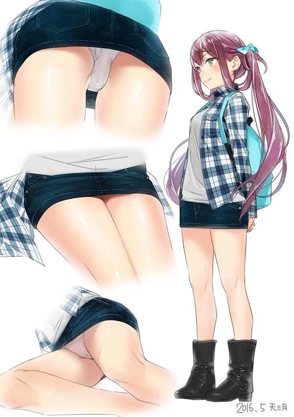 好害羞《天三月绘师笔下的舰娘日常》视角太好胖次全都露了啦♥ - 图片6