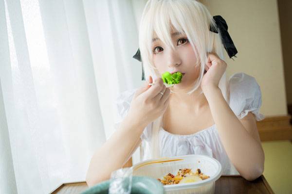 春日野穹内衣白丝福利COS（6）