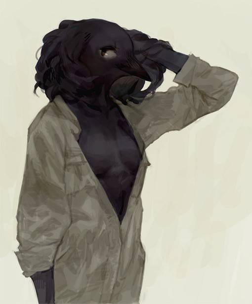 拟人化风格的可爱的日系人物插画图片