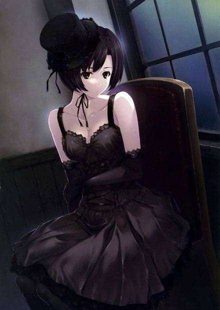 二次元黑白服美少女美图合集(8)