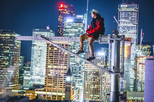 摄影师snappedbycam的城市极限高空摄影