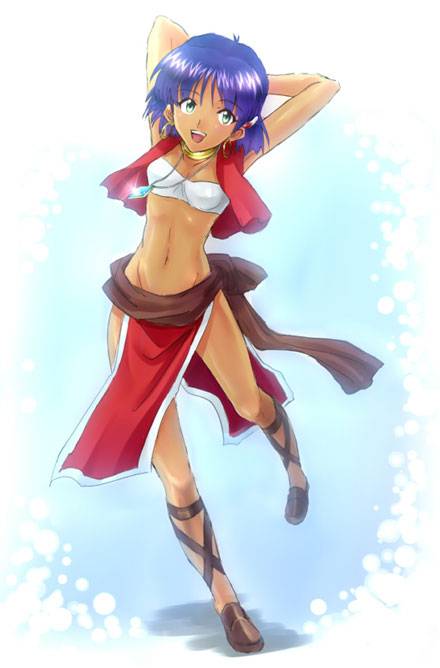 动漫褐肤美少女娜蒂娅图集（12）