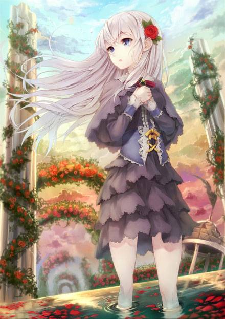 二次元银发美少女美图赏析(3)