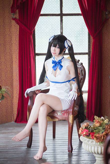 清纯萌妹巨乳萝莉赫斯缇雅COS（2）