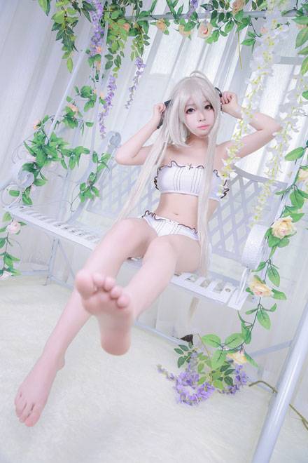 贫乳萝莉穹妹私房比基尼COS（8）