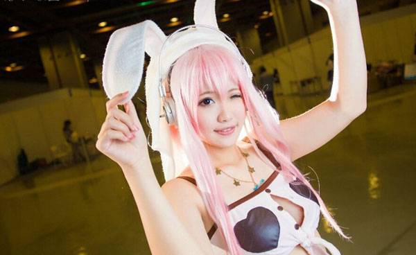 广州漫展萌妹索尼子精美COS（1）