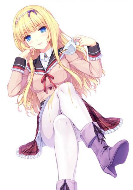 海量二次元托腮少女美图赏(3)