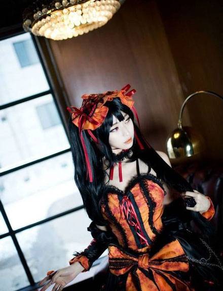 螺旋猫dolljj双色瞳萝莉时0崎狂三cos（11）