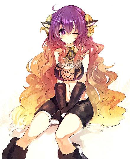 二次元羊耳美少女美图赏析（15）