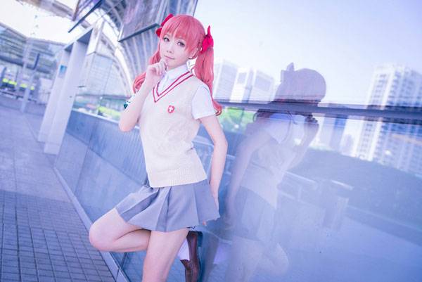 双马尾少女白井黑子神还原COS（3）