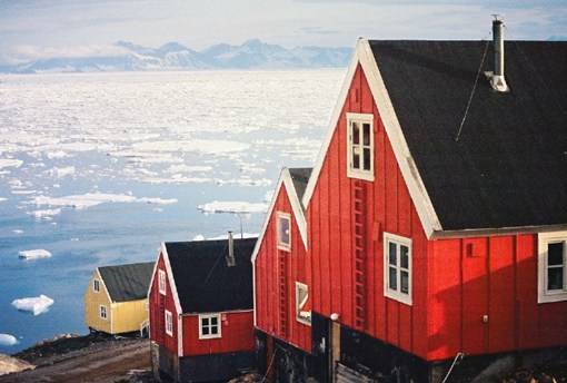 真正的小镇生活，格陵兰岛户外风光摄影