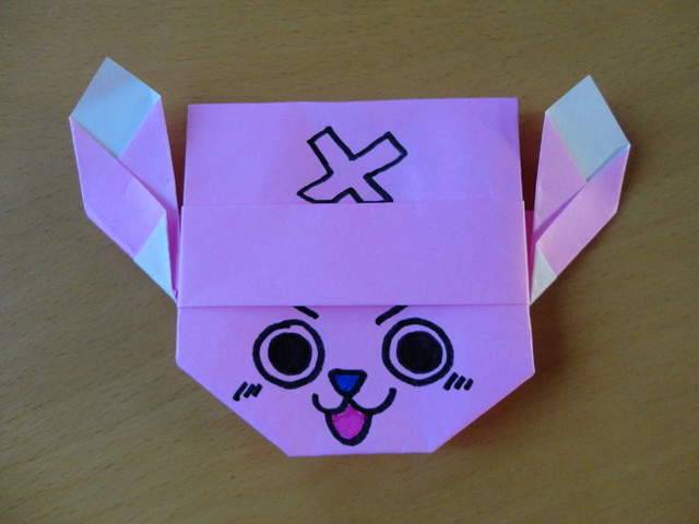 海贼王《乔巴摺纸教学》一起来摺出萌萌的乔巴～₍₍ 衅⁾⁾  - 图片1