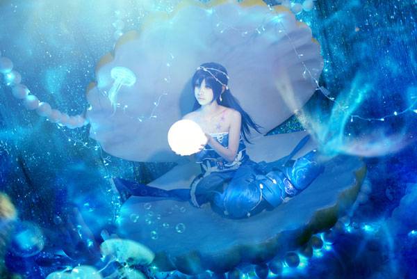 园田海未人鱼觉醒精美COS（1）