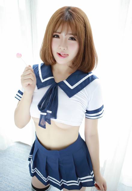 嫩模徐cake室内水手服写真（9）