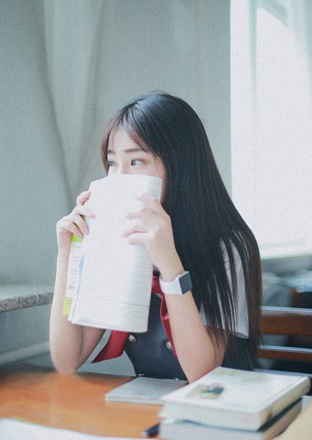 清纯养眼美女jk制服写真（8）