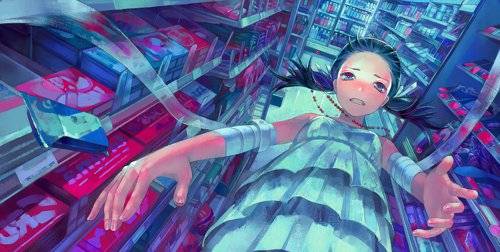 二次元插画大图驾到，请围观