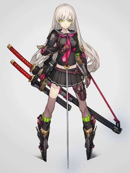 帅气枪械美少女美图六（9）