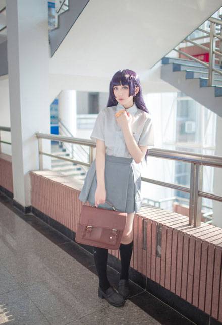 《俺妹》五更琉璃制服COS（10）