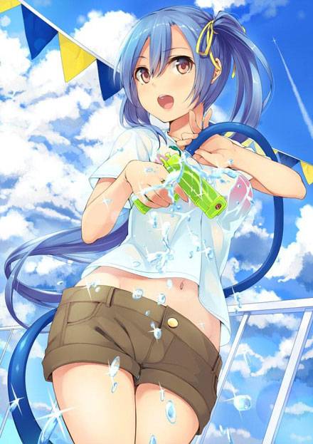 帅气枪械美少女美图四（6）