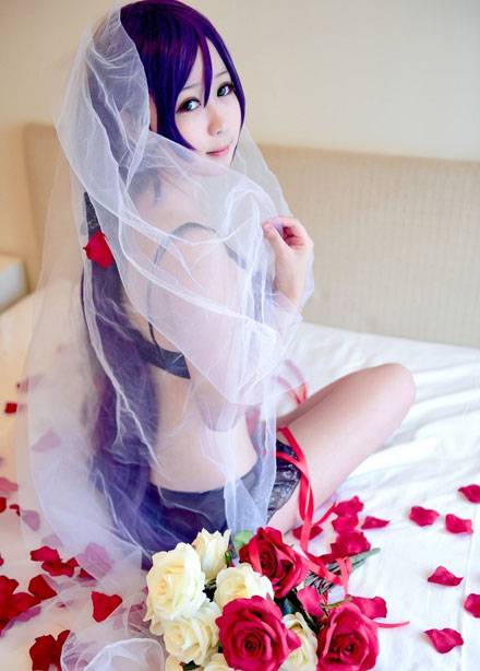 清纯萌妹东条希内衣福利COS（5）