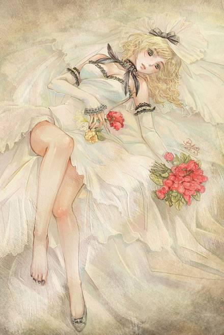二次元婚纱美少女图集2(9)
