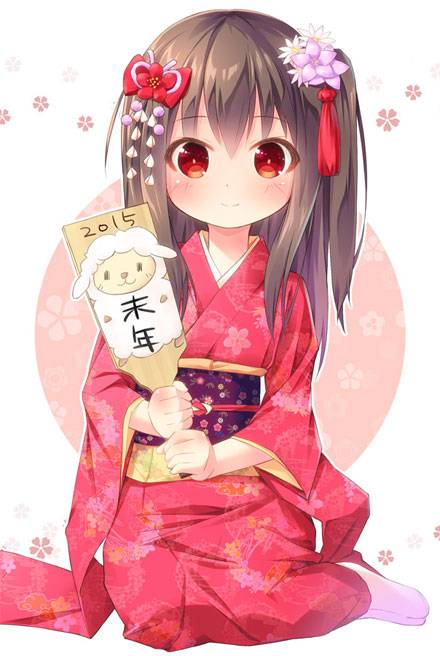 二次元美少女2015恭贺新年图集三（2）