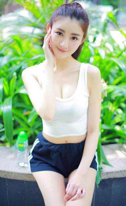 小清新活力美女户外写真（5）