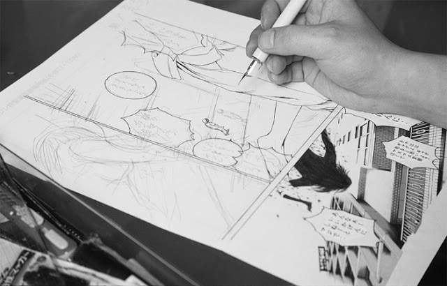 人气JUMP《漫画家桌面》大公开 原来老师们的桌面是这样的啊 - 图片1