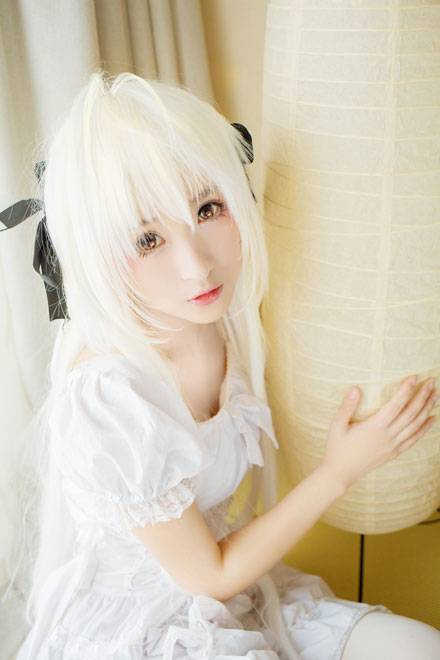 春日野穹内衣白丝福利COS（5）