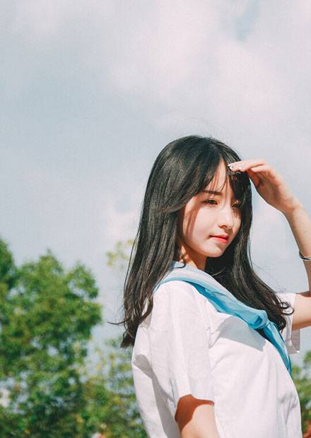 小清新少女JK制服写真（8）