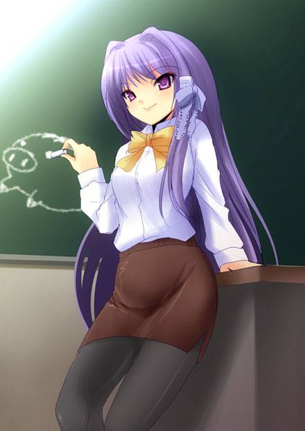 二次元巨乳麻辣女教师美图赏析（12）