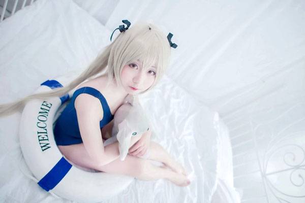 白皙萝莉《缘之空》穹妹死库水COS（13）