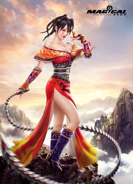 歪歪李玲《秦时明月》赤练爆乳COS（2）