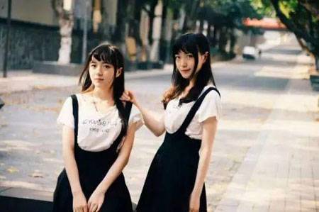 南京高颜双胞胎姐妹户外胶片图片写真（7）