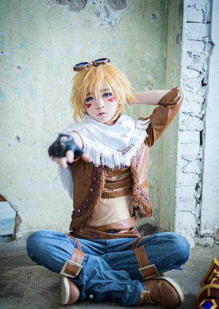 lol探险家ez螺旋猫tomia反串cos（2）