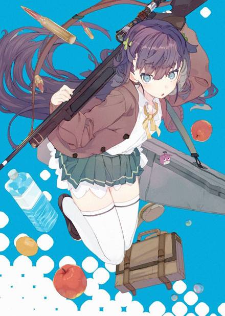 帅气枪械美少女美图五（10）