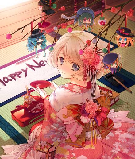 二次元美少女2015恭贺新年图集（4）