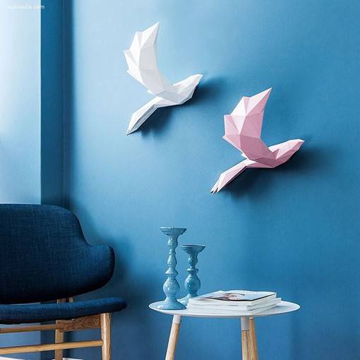 韩国PAPA的立体动物纸艺雕塑设计作品