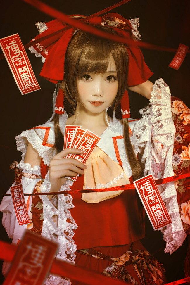 灵梦 东方 cosplay