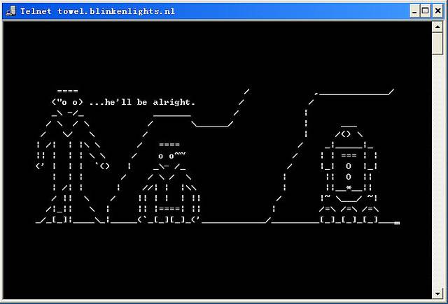 无聊一刻：隐藏在你电脑中的符号版《星球大战》电影