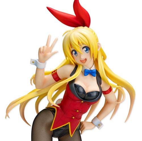 《伪恋》桐崎千棘黑丝兔女郎手办图赏（6）