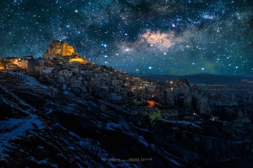 唯美星空摄影图片