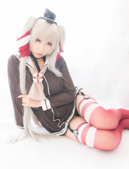 舰娘天津风11区萌妹福利cos（9）