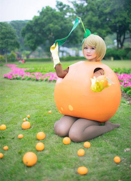 清纯萌妹小泉花阳可爱COS(4)