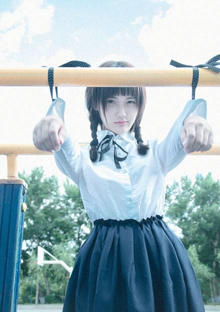 最美校服女生高晴日系制服写真（2）