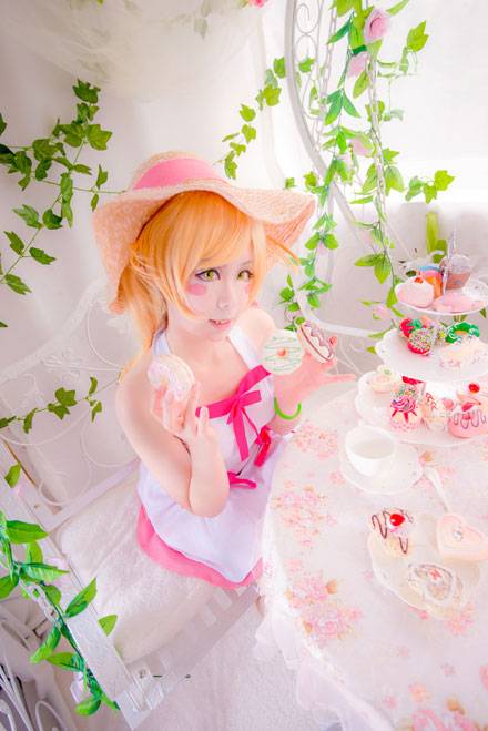 《伪物语》忍野忍清纯萌妹COS（7）