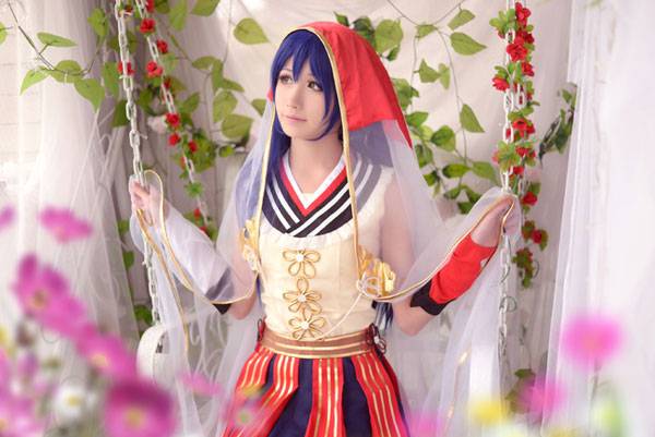 园田海未童话觉醒仙鹤报恩COS（6）